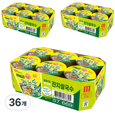 오뚜기 컵누들 잔치쌀국수, 34.2g, 36개