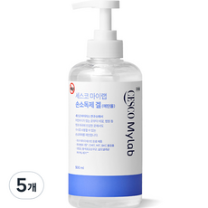 세스코 마이랩 손소독제 겔, 5개, 500ml