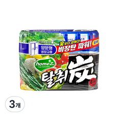 홈즈 탈취탄 양문형 냉장고용 본품, 240g, 3개