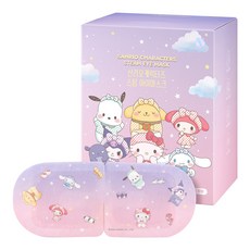 아텍스 산리오 캐릭터즈 스팀 아이마스크 무향, 12개입, 1개 1개, 12개입