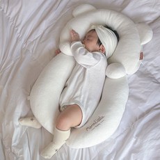 MomnLittle 幼兒用Honey Dream枕頭, 白色