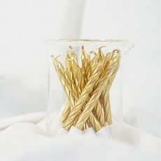 your Candle 大容量蛋糕生日蠟燭, 100個, 05金屬金