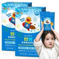뉴트리디데이 베이비앤키즈 팝핑 프로바이오틱스 15p, 30g, 2개