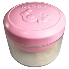 DOOBY 大眼蛙 神奇自動粉撲盒, 方便填充爽身粉, 1個