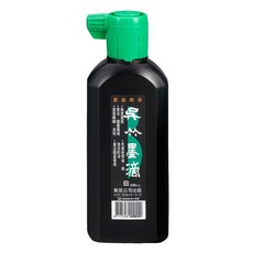 Kuretake 吳竹 吳竹墨滴 墨汁，書法國畫適用，作品用，運筆順暢，純黑墨色, 200cc, 1瓶