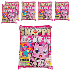 SNAPPY 貓砂, 強效凝結, 吸水力強, 檸檬清香, 檸檬香, 10L, 6包