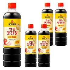 몽고간장 맛간장 조림 볶음용 만능간장, 900ml, 5개