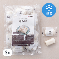 시루조아 굳지않는 흰 가래떡 (냉동), 1.4kg, 3개