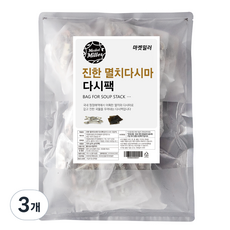 마켓밀러 진한 멸치다시마 다시팩 20p, 320g, 3개