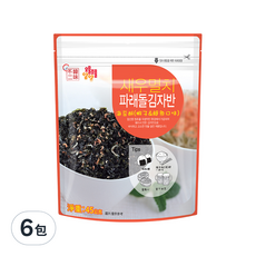 韓味不二 海苔酥 (蝦子&鯷魚口味) 45公克, 45g, 6包