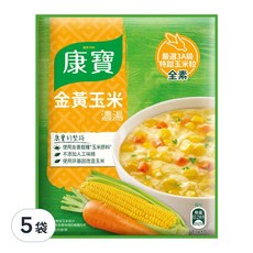 Knorr 康寶 濃湯 自然原味金黃玉米, 112.6g, 5袋