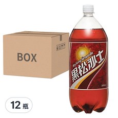 黑松沙士, 2000ml x 6入, 無咖啡因, 無防腐劑, 2L, 12瓶