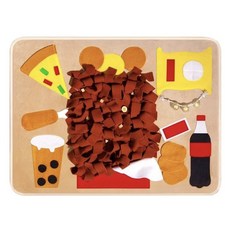 POOZPET 肥宅快樂餐 嗅聞墊, 770mm x 580mm x 10mm, 1個, 770 x 580 x 10mm