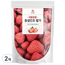 굳드림 동결건조 딸기, 2개, 100g 2개, 100g