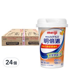 明治 明倍適 美味均衡營養補給，水果歐蕾口味，125ml，24入, 24個