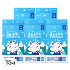 함소아화장품 포포 쿨패치 열 냉각시트, 6개입, 15개