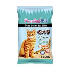 PurreLand 倍淨 松木砂, 天然松木，無人工化學香味，超低粉塵，瞬間吸收，可當肥料, 15kg, 1包