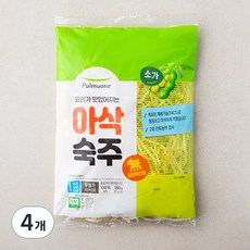 풀무원 GAP 인증 소가 아삭숙주, 350g, 4개