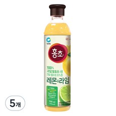 홍초 레몬&라임 음용식초, 900ml, 5개