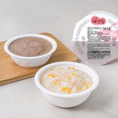 배냇밀 세트, 한우토핑 + 고구마 단호박 죽, 1세트