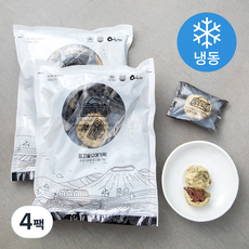 제주떡집 콩고물 오메기떡 (냉동), 400g, 4팩