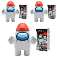 JUST TOYS INTL. AMONGUS 可動人偶白色, 3個
