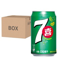 味丹 七喜 汽水, 330ml, 24罐