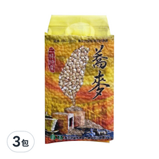 二林鎮農會 蕎麥粒, 嚴選二林在地生產, 顆顆飽滿, 450g, 3包