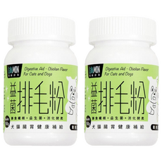 LitoMON 怪獸部落 益菌排毛粉 5個月以上犬貓 50g, 皮膚/皮毛+腸道健康, 2罐
