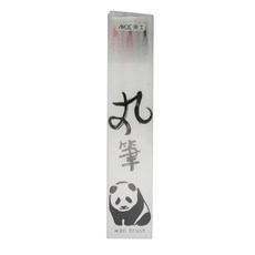 ACE 英士 丸筆 毛筆彩繪筆 Set, 16色, 自然色, 1組
