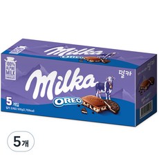 밀카 오레오 초콜릿, 500g, 5개