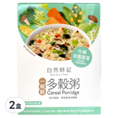 Nature Time 自然時記 一碗鮮 多穀粥 什錦田園蔬菜 5包, 40g, 2盒