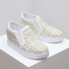 어바웃슈 딜포 패브릭 키높이 슬립온