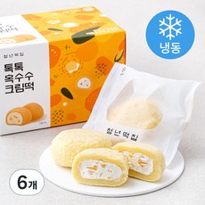 청년떡집 톡톡 옥수수 크림떡 4개입 (냉동), 160g, 6개