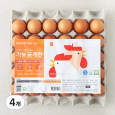 가농 무항생제 인증 금계란 비타민E 1+등급 대란, 30구, 4개