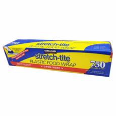 Kirkland 科克蘭 stretch-tite 保鮮膜, 750平方英尺, 特殊滑刀設計, 不含雙酚A, 1捲