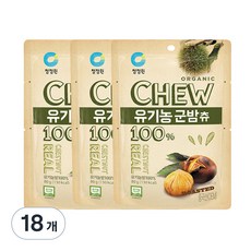 청정원 유기농 군밤츄, 80g, 18개