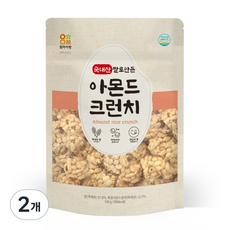 엄마사랑 쌀로만든 아몬드 크런치, 180g, 2개