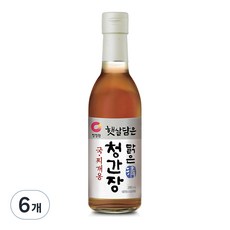 청정원 햇살담은맑은청간장 국찌개용, 390ml, 6개