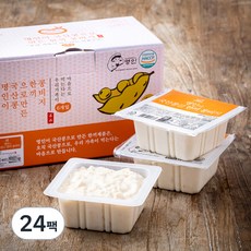 한둘 명인이 국산콩으로 만든 한끼 콩비지, 140g, 24팩