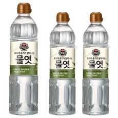 백설 맥아 물엿, 700g, 3개