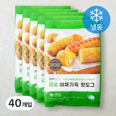 곰곰 야채가득 핫도그, 75g, 40개입