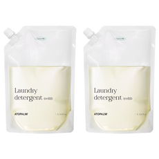 아토팜 세탁 유아 세제 리필, 2개, 1L 2개, 1000ml