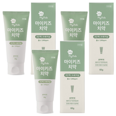 그린핑거 마이키즈 치약 3단계 불소 1000ppm 블루베리향, 60g, 3개 60g, 3개