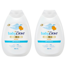 베이비도브 리치 모이스처 유아 바디로션, 400ml, 2개 400ml, 2개
