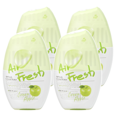 Air Fresh Crystal Water室內用大容量芳香劑 綠蘋果香, 400ml, 4個, Green apple scent