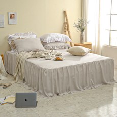 누빔프릴스커트침대커버