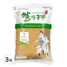 쌀집총각 현미, 5kg, 3개