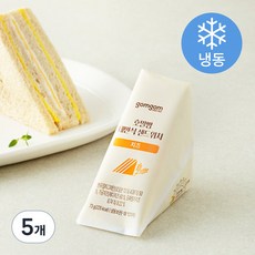 곰곰 호밀빵 대만식 샌드위치 치즈 (냉동), 73g, 1개입, 5개 67g, 5개