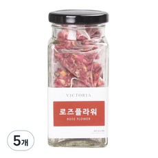 빅토리아 보틀 로즈플라워 차, 1g, 10개입, 5개